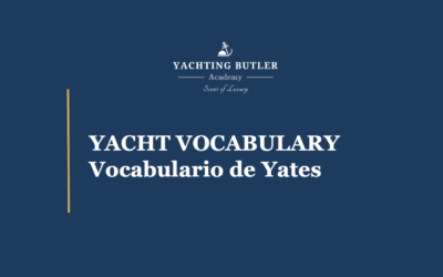 ENGLISH – Yacht Vocabulary